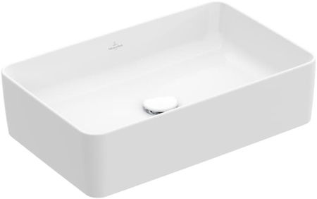 Umývadlo na dosku Villeroy & Boch Collar 56x36 cm alpská biela bez otvoru na batériu 4A2056R1