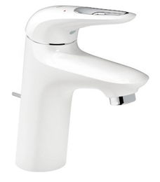 Umývadlová batéria Grohe Eurostyle New s výpusťou Moon White/chróm 23374LS3