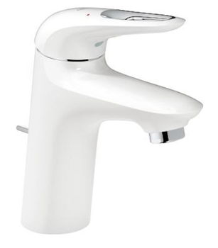 Umývadlová batéria Grohe Eurostyle New s výpusťou Moon White/chróm 23374LS3