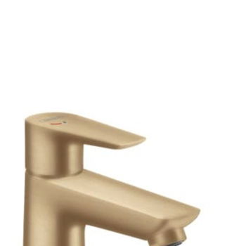 Umývadlová batéria Hansgrohe Talis E s výpusťou kartáčovaný bronz 71713140