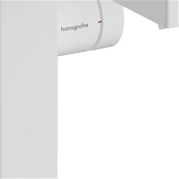 Umývadlová batéria Hansgrohe Tecturis E s clic-clac matná biela 73040700