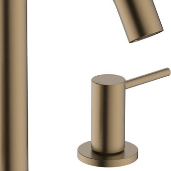 Umývadlová batéria Hansgrohe Tecturis S s clic-clac kartáčovaný bronz 73330140