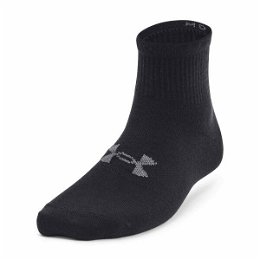 Under Armour ESSENTIAL 3PK Unisex ponožky, čierna, veľkosť