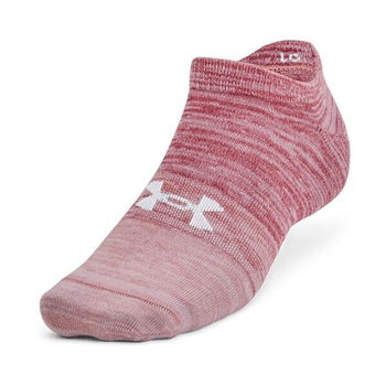 Under Armour ESSENTIAL NO SHOW 3PK Unisex ponožky, ružová, veľkosť