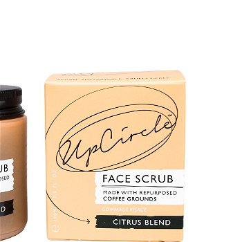 UpCircle Peeling pre normálnu a suchú pleť Coffee Face Scrub Citrus Blend 100 ml