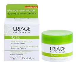 Uriage Lokálna starostlivosť na noc proti nedokonalostiam aknóznej pleti Hyséac (SOS Paste Local Skin- Care ) 15 ml