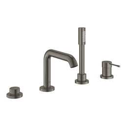 Vaňová batéria Grohe Essence New s vaňovým setom Brushed Hard Graphite 19578AL1