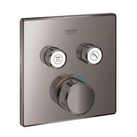 Vaňová batéria Grohe SMARTCONTROL bez podomietkového telesa Hard Graphite 29124A00