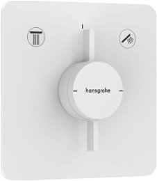 Vaňová batéria Hansgrohe DuoTurn Q bez podomietkového telesa matná biela 75414700