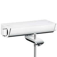 Vaňová batéria Hansgrohe Ecostat Select s poličkou 150 mm biela/chróm 13141400