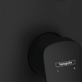 Vaňová batéria Hansgrohe Logis bez podomietkového telesa matná čierna 71405670