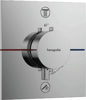 Vaňová batéria Hansgrohe ShowerSelect Comfort E bez podomietkového telesa chróm 15578000