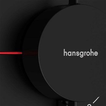 Vaňová batéria Hansgrohe ShowerSelect Comfort E bez podomietkového telesa matná čierna 15572670