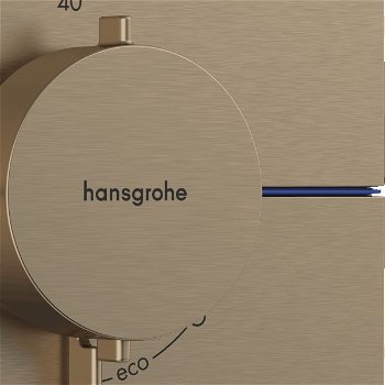 Vaňová batéria Hansgrohe ShowerSelect Comfort Q bez podomietkového telesa kartáčovaný bronz 15586140