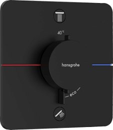 Vaňová batéria Hansgrohe ShowerSelect Comfort Q bez podomietkového telesa matná čierna 15583670