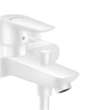 Vaňová batéria Hansgrohe Talis E bez sprchového setu 150 mm matná biela 71740700