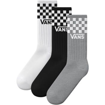 Vans CLASSIC CHECK CREW Unisex ponožky, čierna, veľkosť