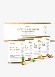 Venira Estetic Premium kolagénový drink mix 4 príchutí 40x12 g 480 g