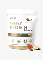 Venira Whey proteín príchuť jahoda s vanilkou 1000 g