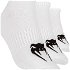 Venum CLASSIC FOOTLET SOCK - SET OF 3 Ponožky, biela, veľkosť