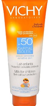 Vichy Opaľovacie mlieko pre deti SPF 50 Capital Soleil 300 ml