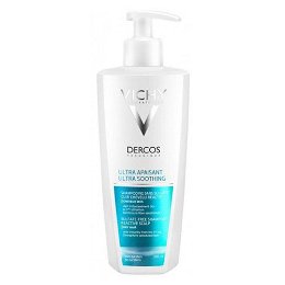 Vichy Ultra upokojujúci šampón na suché vlasy a citlivú pokožku hlavy Dercos ( Ultra Soothing Shampoo) 390 ml