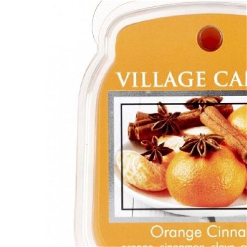Village Candle Rozpustný vosk do aromalampy Pomaranč a škorica (Orange Cinnamon) 62 g