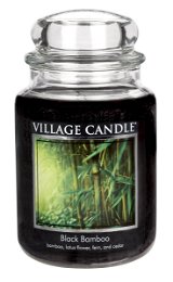 Village Candle Vonná sviečka v skle Bambus (Black Bamboo ) 645 g
