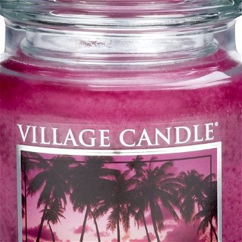 Village Candle Vonná sviečka v skle Palmová pláž (Palm Beach) 397 g