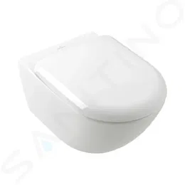 VILLEROY & BOCH - Antao Závesné WC, Rimless, CeramicPlus, TwistFlush, alpská biela 4674T0R1