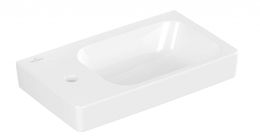 VILLEROY & BOCH - Architectura Umývadielko 48x28 cm, s prepadom, otvor na batériu vľavo, alpská biela 43854801