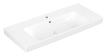 VILLEROY & BOCH - Architectura Umývadlo 100x45 cm, s prepadom, otvor na batériu, alpská biela 4A87A501