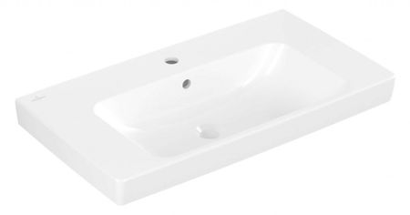 VILLEROY & BOCH - Architectura Umývadlo 80x45 cm, s prepadom, otvor na batériu, alpská biela 4A878001