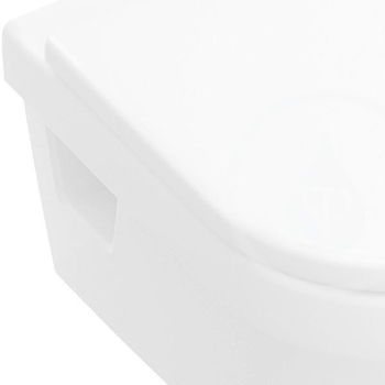 VILLEROY & BOCH - Architectura Závesné WC, zadný odpad, DirectFlush, CeramicPlus, alpská biela 5684R0R1