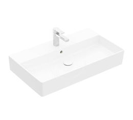 VILLEROY & BOCH - Memento 2.0 Umývadlo nábytkové 80x47 cm, s prepadom, otvor na batériu, CeramicPlus, alpská biela 4A228GR1