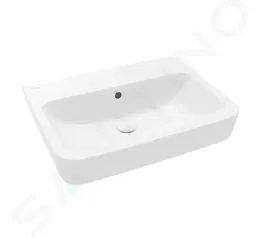 VILLEROY & BOCH - O.novo Umývadlo 600x460 mm, s prepadom, bez otvoru na batériu, alpská biela 4A416201