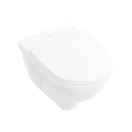 VILLEROY & BOCH - O.novo Závesné WC s doskou SoftClosing, DirectFlush, alpská biela 5660HR01