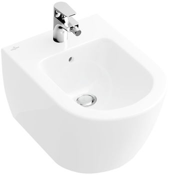 VILLEROY & BOCH - Subway 2.0 Závesný bidet s prepadom, 375x565 mm, alpská biela 54000001