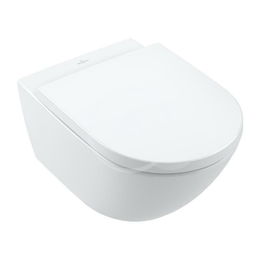 VILLEROY & BOCH - Subway 3.0 Závesné WC, TwistFlush, DirectFlush, CeramicPlus, Stone White 4670T0RW