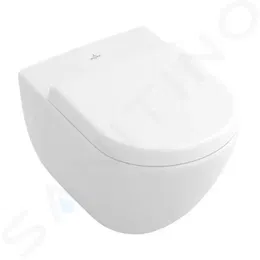 VILLEROY & BOCH - Subway Závesné WC, ploché splachovanie, alpská biela 66031001