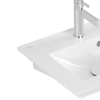 Villeroy & Boch Venticello umývadlo, 500x420x150mm, biela Alpin CeramicPlus, s prepadom, neleštené; 412450R1