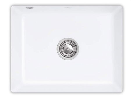 VILLEROY & BOCH VILLEROY & BOCH - Keramický drez Subway 60 SU Stone white podstavný 545 x 440 bez excentra 331001RW