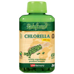 VitaHarmony Chlorella 500 mg ORGANIC - XXL economy 450 tabliet