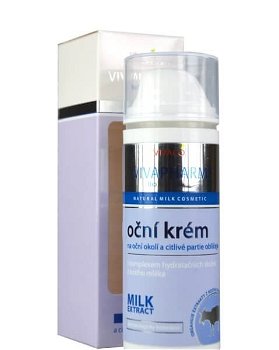 Vivapharm Krém na očné okolie s komplexom hydratačných zložiek z kozieho mlieka 50 ml