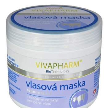 Vivapharm Regeneračná vlasová maska s mliečnymi extraktmi 600ml