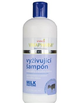 Vivapharm Vyživujúce šampón na vlasy s extraktmi z kozieho mlieka 400 ml