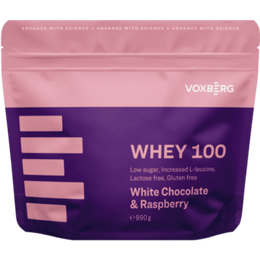 Voxberg Whey Protein 100 biela čokoláda s malinami 990 g