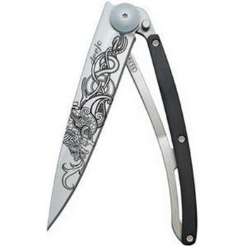 Vreckový nôž Deejo 1CB019 Tattoo Viking, 37g, granadilla wood