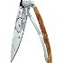 Vreckový nôž Deejo 1CB575 Serration, titán, juniper wood, Trout
