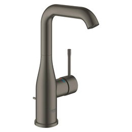 Vysoká umývadlová batéria Grohe Essence New s otočným ramienkom Brushed Hard Graphite 32628AL1